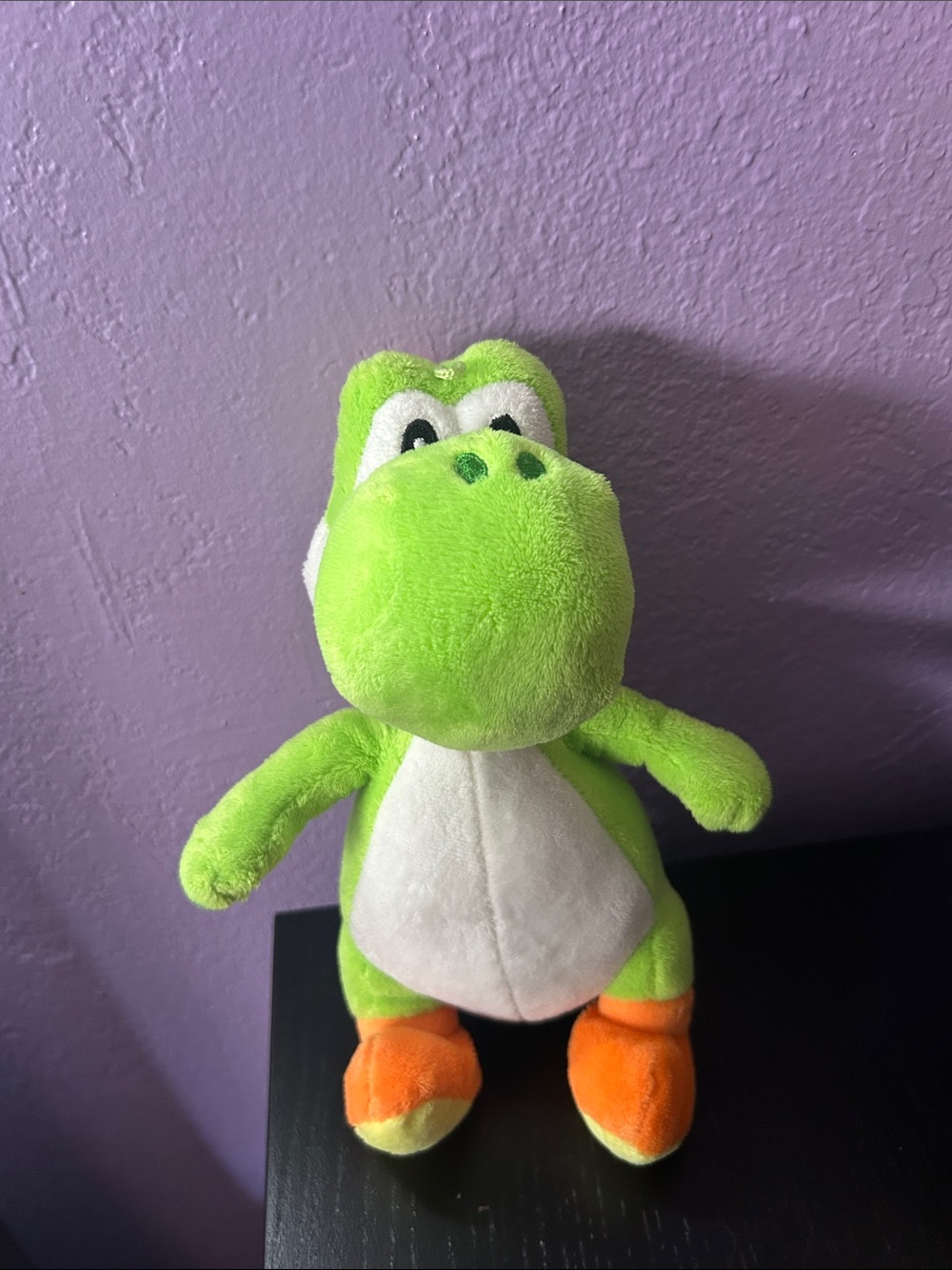 Green Plush Yoshi-Inspired Stuffed Toy